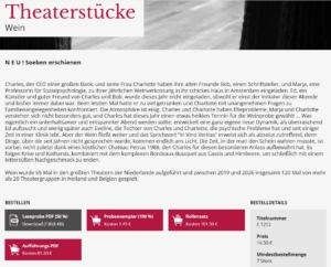 WEIN Deutscher Theaterverlag Philip Walkate